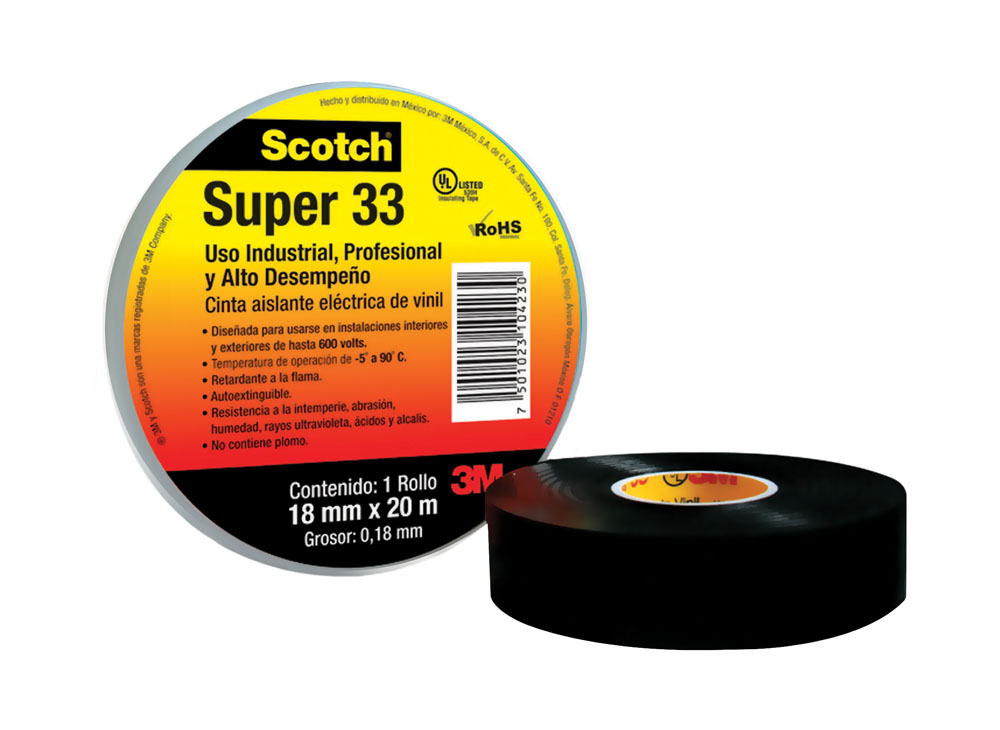 CINTA AISLANTE  SCOTCH SUPER 33+ ECONOMICA