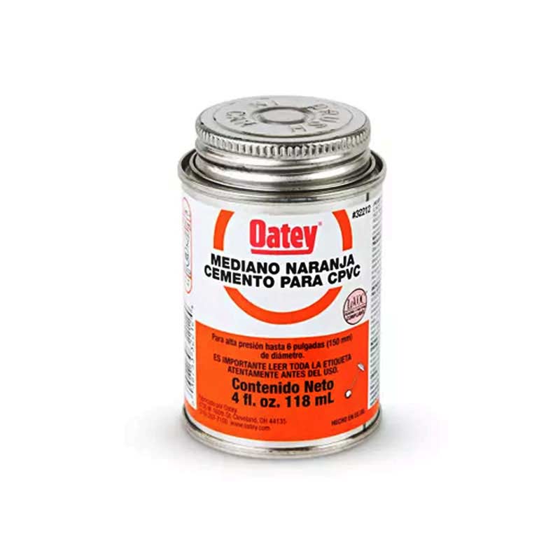 PEGAMENTO CPVC 4ONZ 1/32 NARANJA OATEY