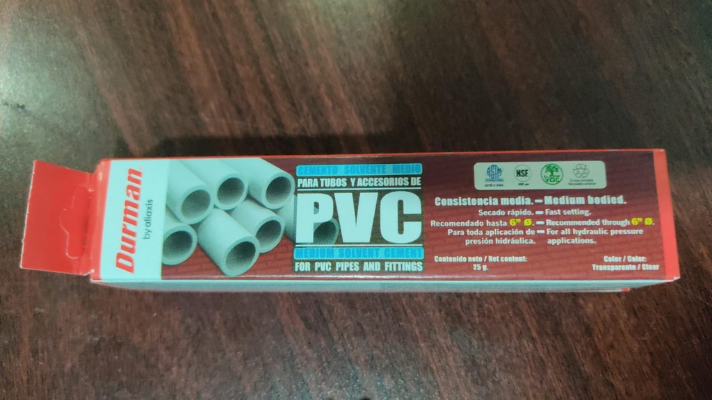PEGAMENTO PVC DURMAN 25 GRAMOS PEQUEÑA