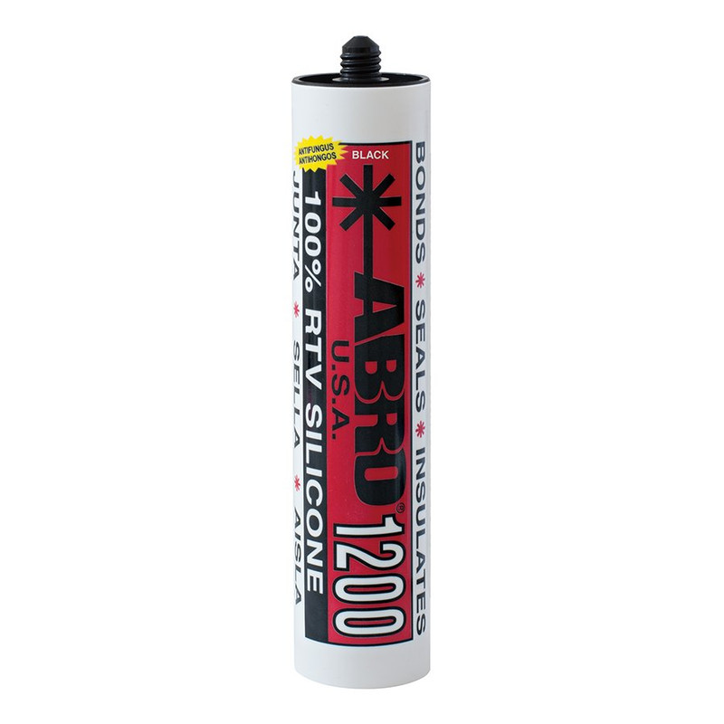 SILICON NEGRO ABRO TUBO DE 10 ONZAS SS-1200 NEGRO