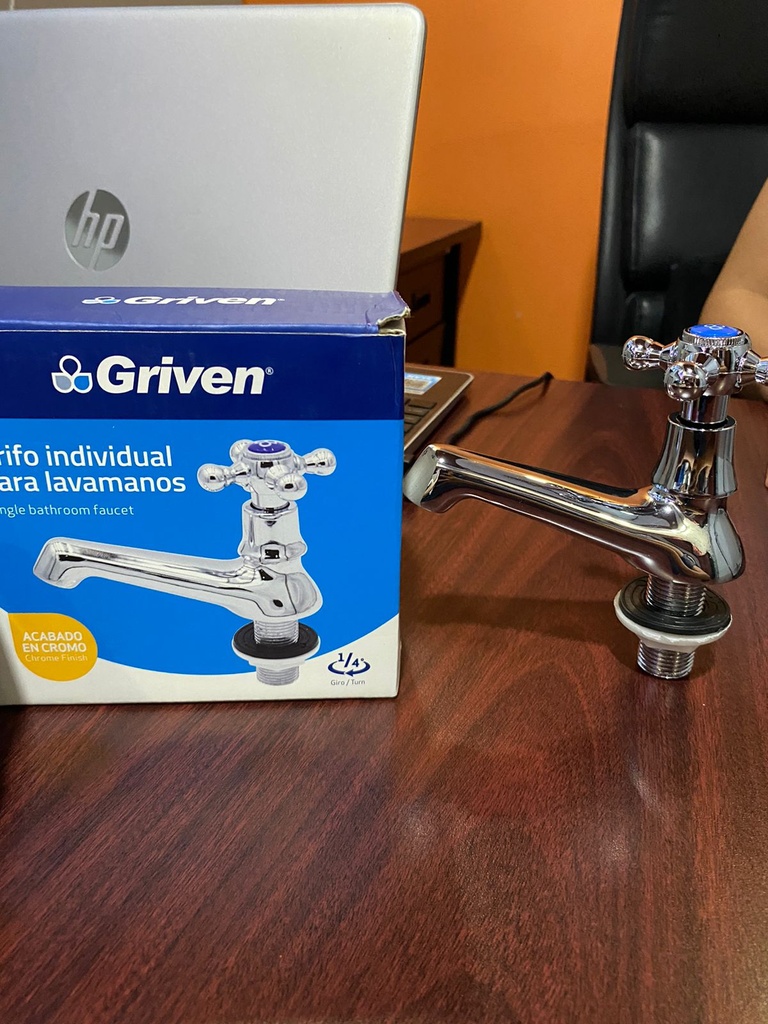 LLAVE PARA LAVAMANO CRUZADA  GRIVEN BIB625