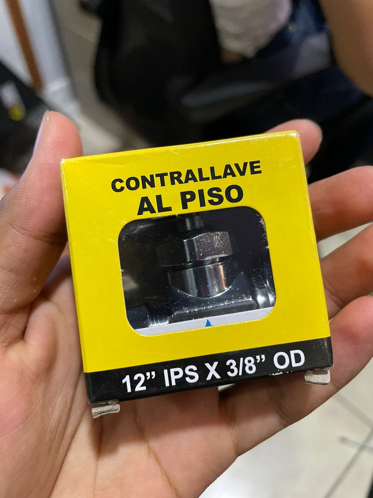 VALVULA RECTA AL PISO 1/2X3/8 VIKINGO SPC-537
