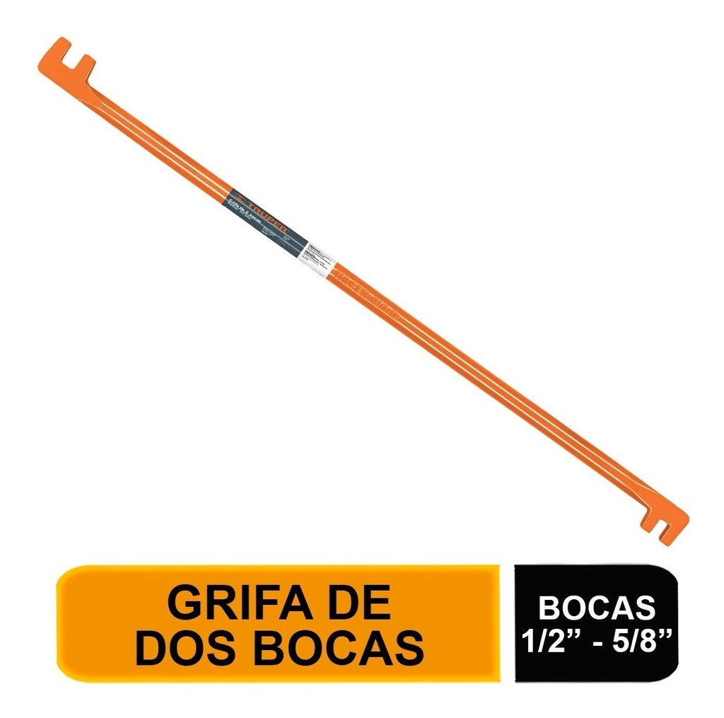 GRIFA P/DOBLAR VARILLA DE 5/8 A 1/2 TRUPER 10865