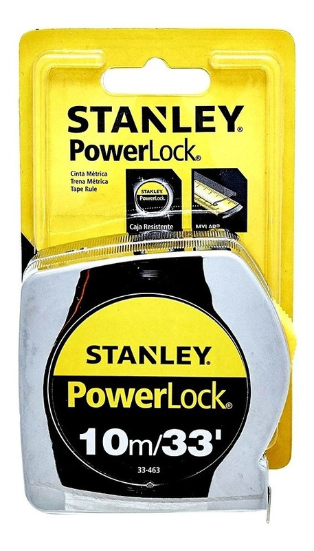 CINTA METRICA 10MTX1" STANLEY 33-463S