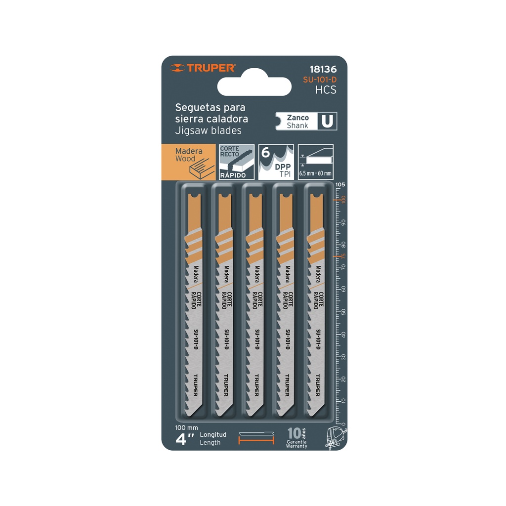 SIERRAS TRUPER SU-101D 5PC 18136 (LA GLOBAL)