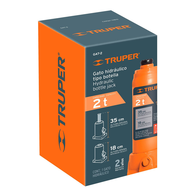 GATO HIDRAULICO 2 TON GAT-2 T/BOTE TRUP 14810