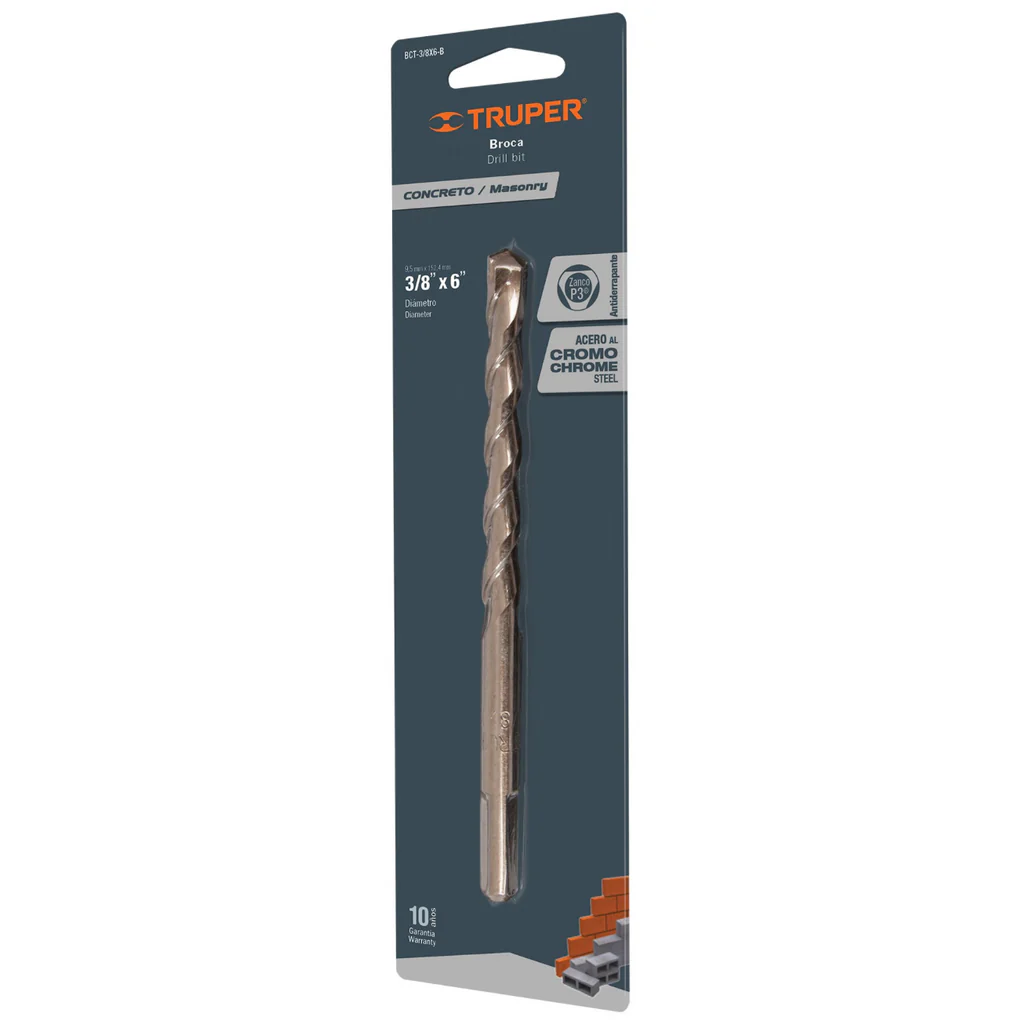 BROCA P/CONCRETO TRUPER 3/8X6 P/ZANCO 11272
