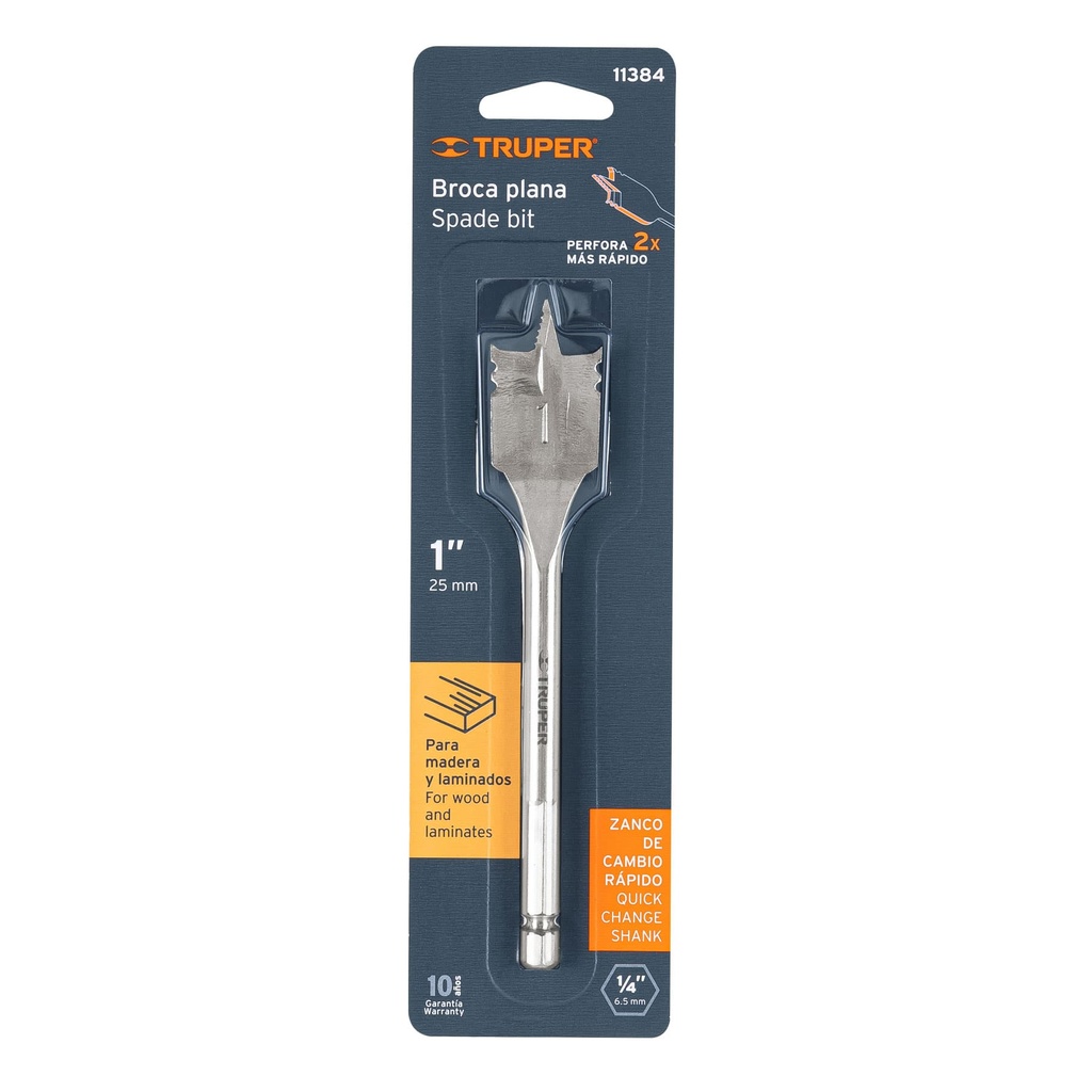 BROCA TRUPER P/MADERA 1 PALETA 11384