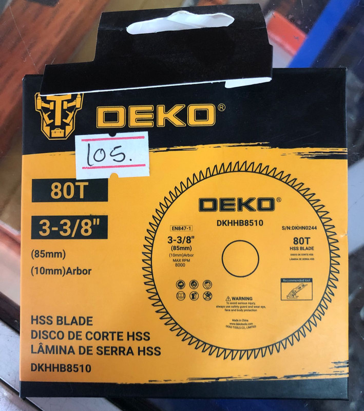 DISCO PARA METAL DE MAQUINA DKHHB8510