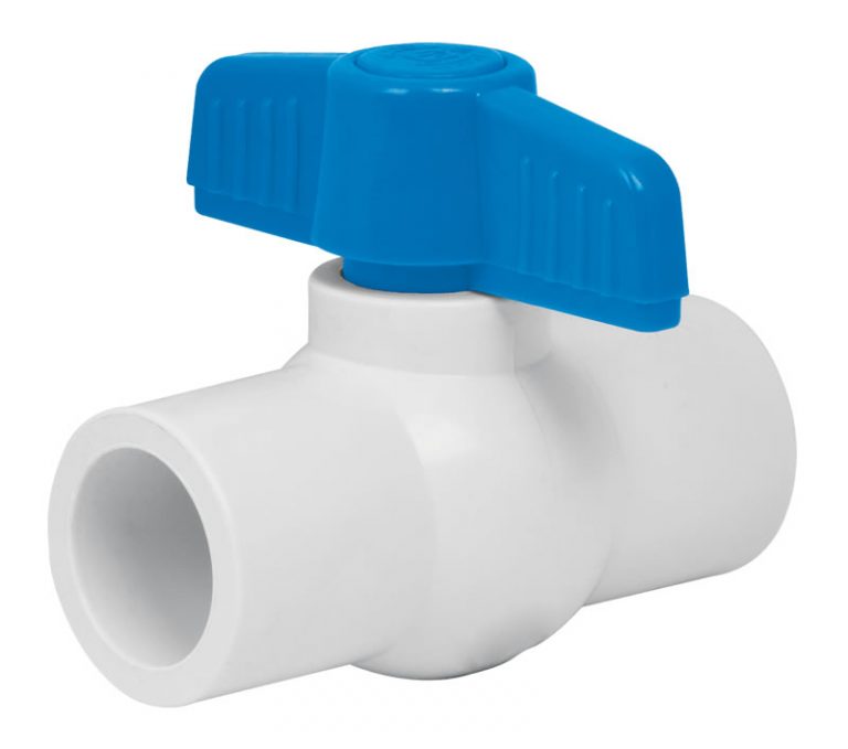 VALVULA PVC LISA 1/2 