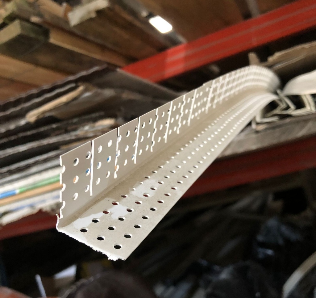PERFIL ESQUINERO PLASTICO P/TABLA YESO