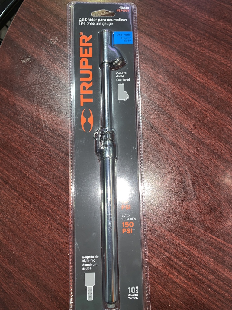 CALIBRADOR D/AIRE  150LBS TRUPER 18243