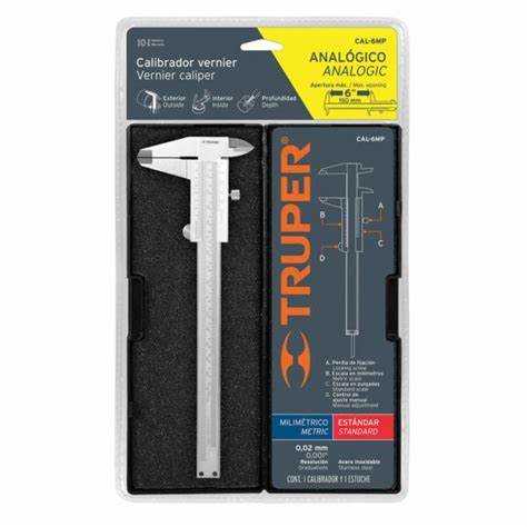 CALIBRADOR PIE DE REY 6"/150MM TRUPER 14394