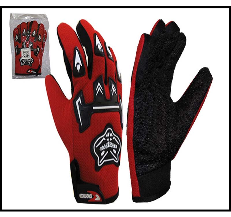 GUANTE PARA MOTO ROJO BTH-8822