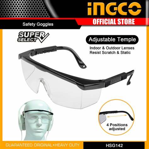 LENTE DE SEGURIDAD TRANSPARENTE INGCO HSG142