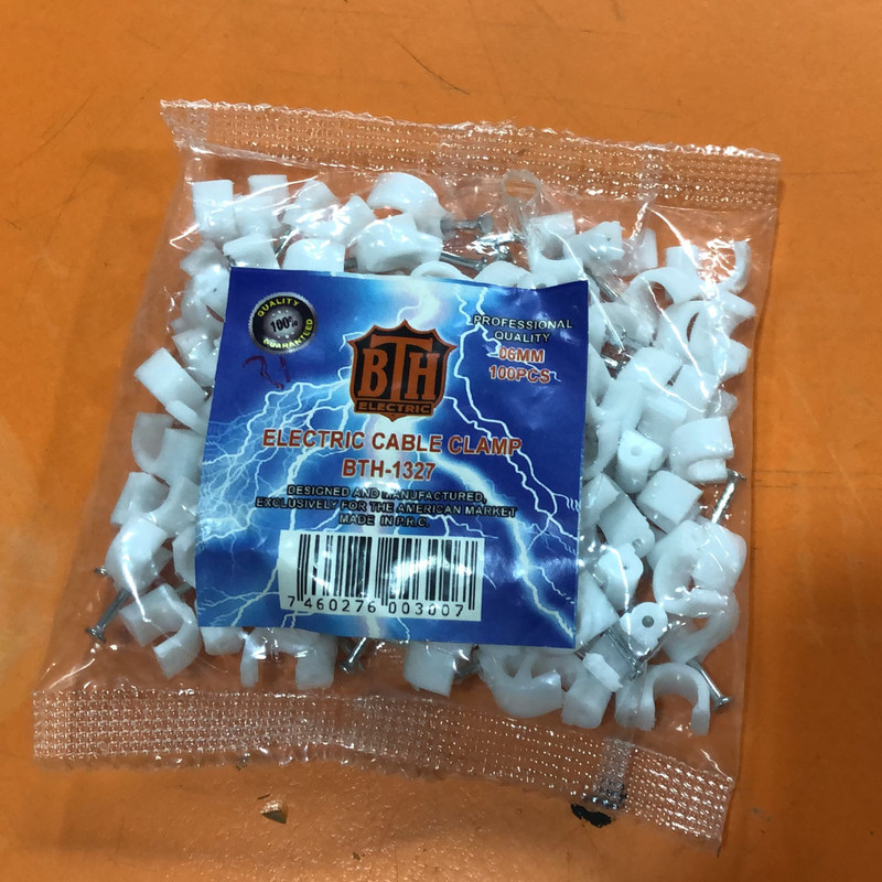 GRAPA P/CABLE 06MM 100PCS BTH1327