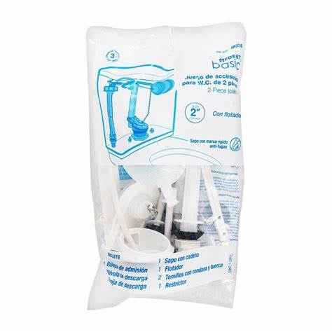 JUEGO DE SET PARA TANQUE PARA SANITARIO FOSET VW-356 49326