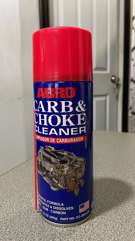 LIMPIADOR PARA CARBURADOR CARB CLEANER 10 OZ ABRO CC-200-CH