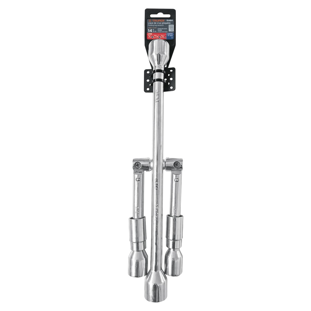 LLAVE DE RUEDA CRUZ TRUPER 3/4X13/16X7/8X17MM 15484