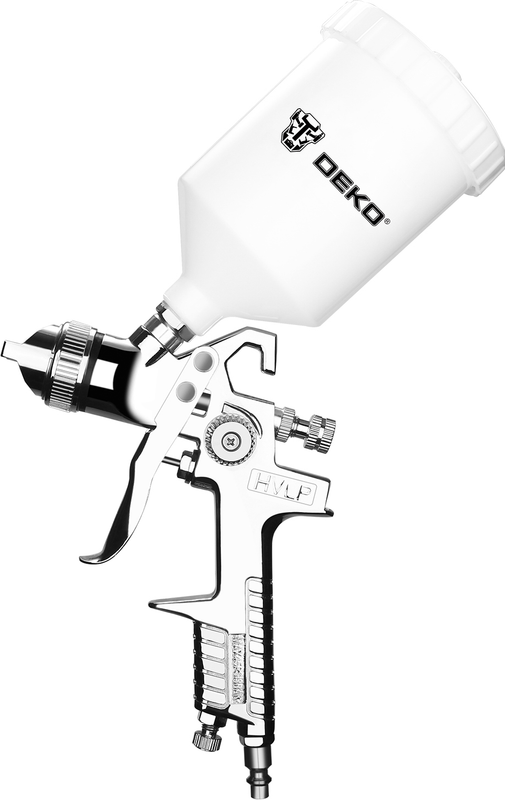 PISTOLA DE AIRE DE GRAVEDAD 600 CC DEKO DKL0702