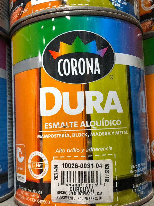 PINTURA AC. CUARTO CURCUMA 2631-04