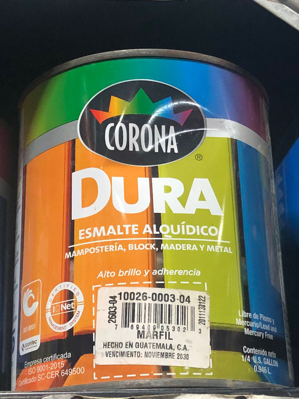 PINTURA CUARTO AC MARFIL 2603-04