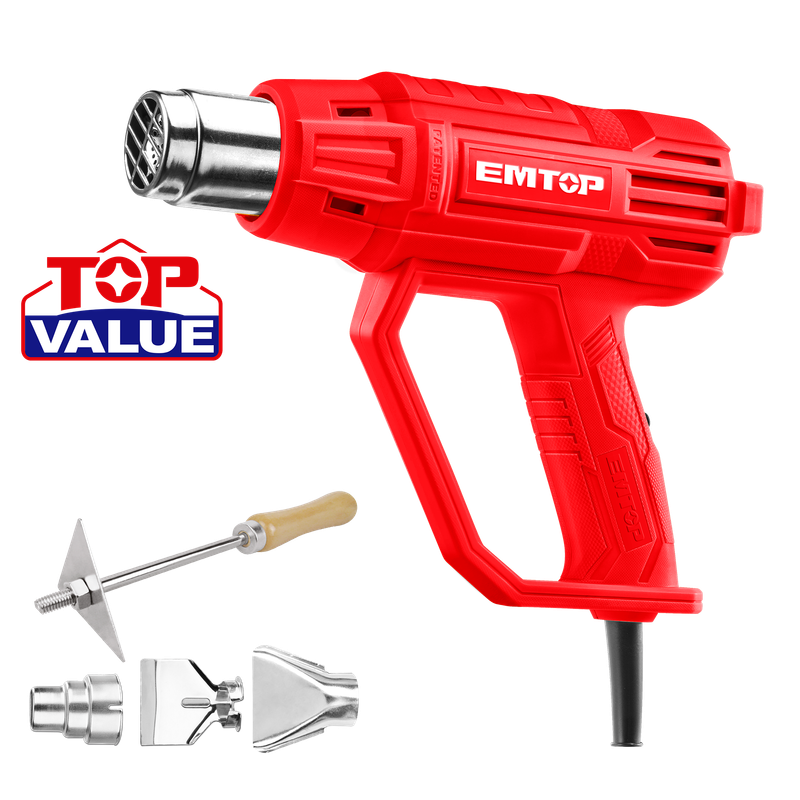 EMTOP PISTOLA DE CALOR INDUSTRIAL 480░C/560░ 2000W ULHGN20002