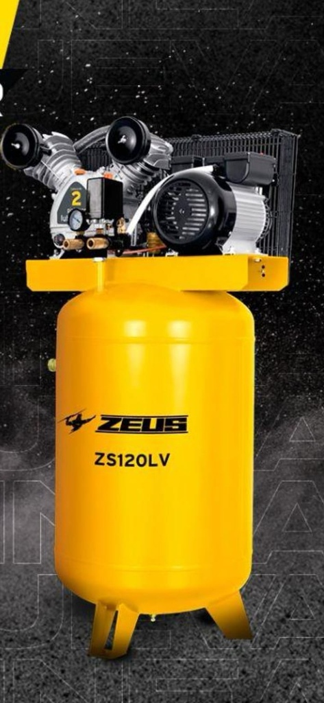 COMPRESOR 120LTS VERTICAL ZEUS ZS120LV