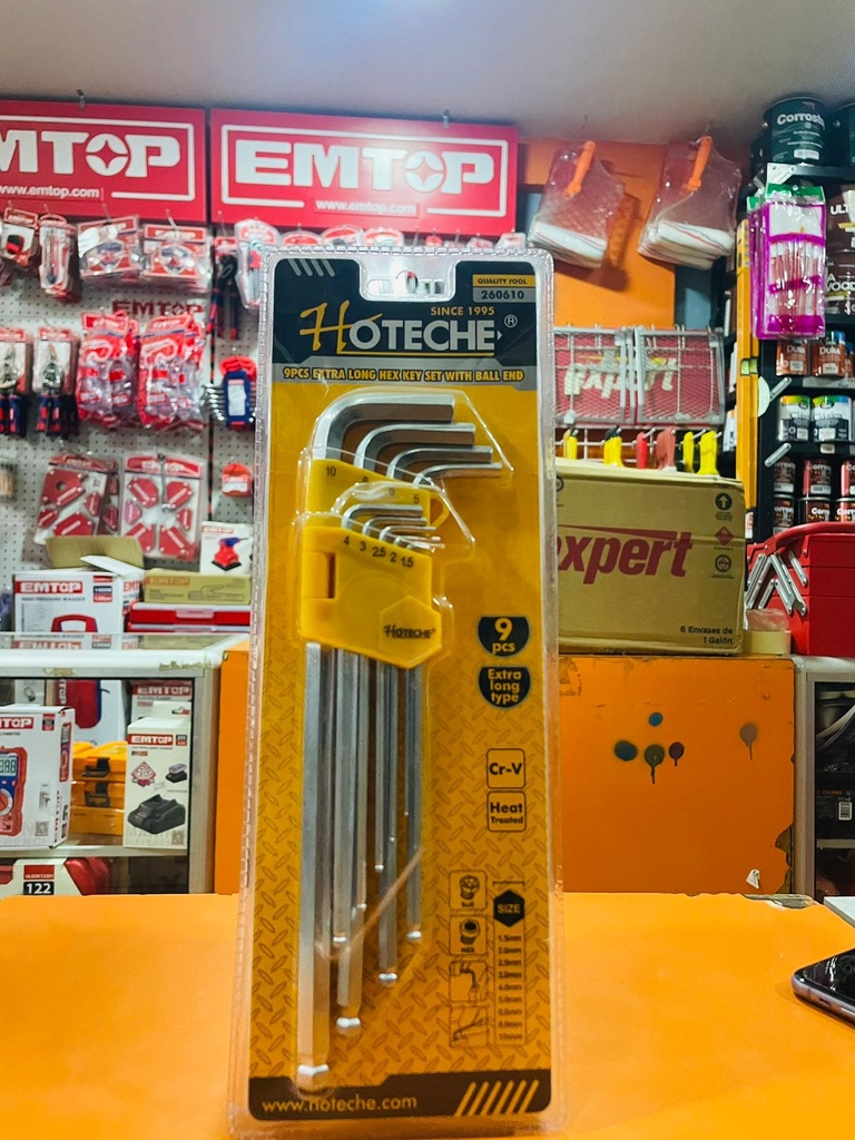 HOTECHE JGO LLAVE HEXAGONAL 260610 2261 PCS