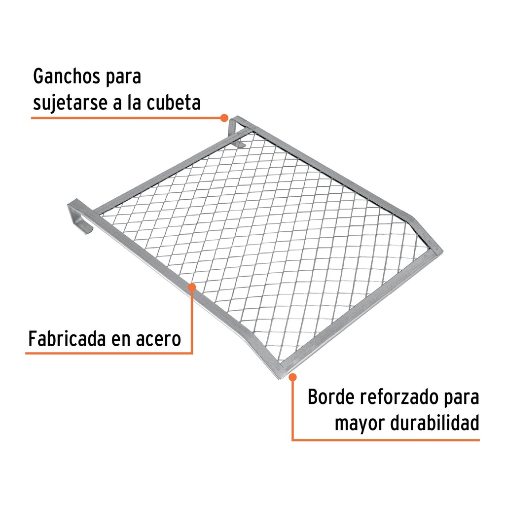 REJILLA ESCURRIDORA P/RODILLO TRUPER 102551