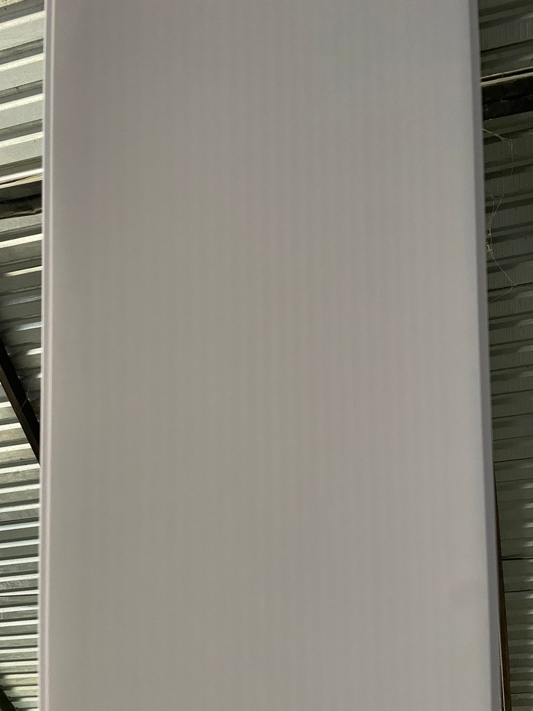 TABLILLA PVC BLANCO LAMINADO MATE 41277