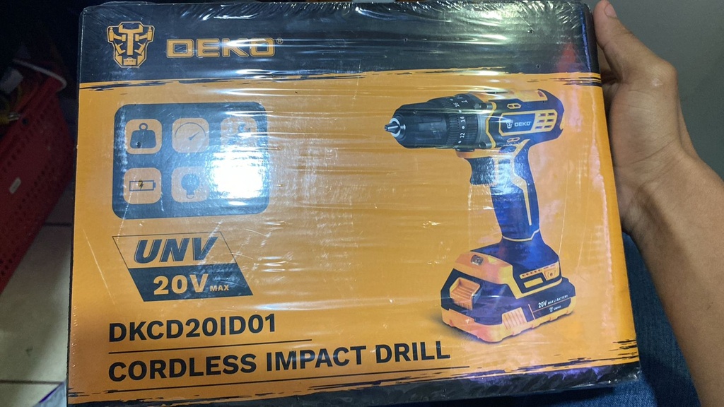 TALADRO DE IMPACTO 20V DEKO DKCD20ID01-5S3