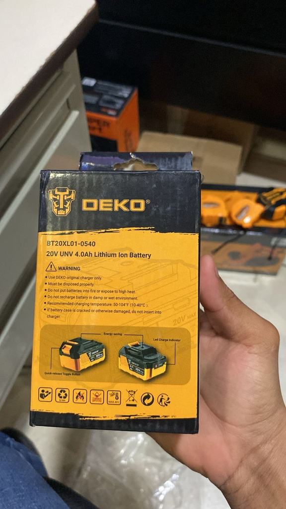 BATERIA 20V 4.0AH DEKO