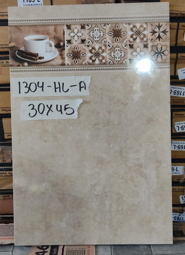 CERAMICA P/PARED 30X35 [1304-HL-A] (1METRO) CAFE CON TAZA