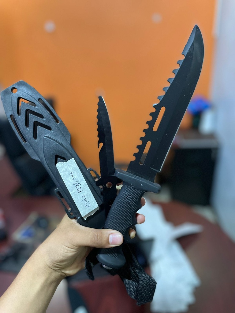 CUCHILLA NAVAJA COLOR NEGRO COLUMBIA 1238A-A