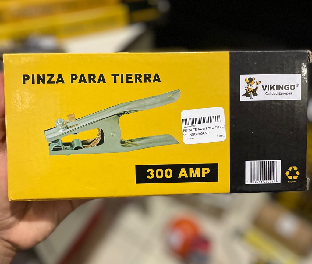 PINZA TENAZA POLO TIERRA VIKINGO 300AMP
