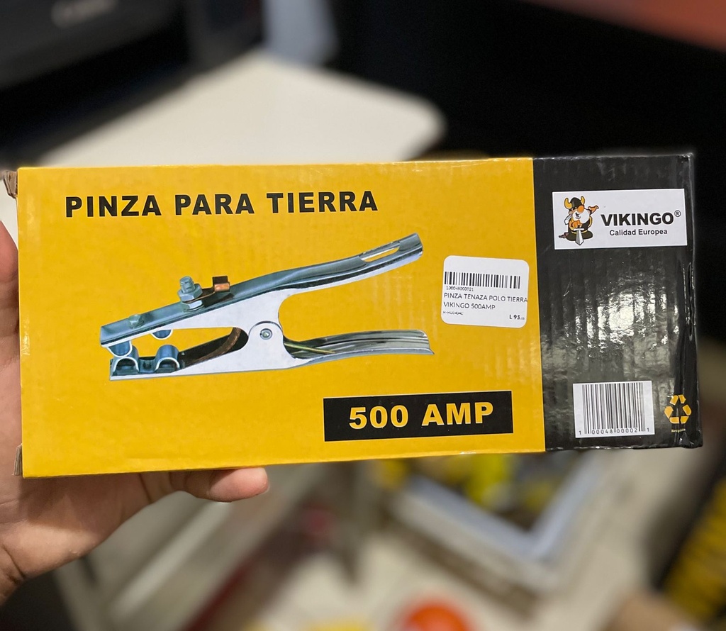 PINZA TENAZA POLO TIERRA VIKINGO 500AMP