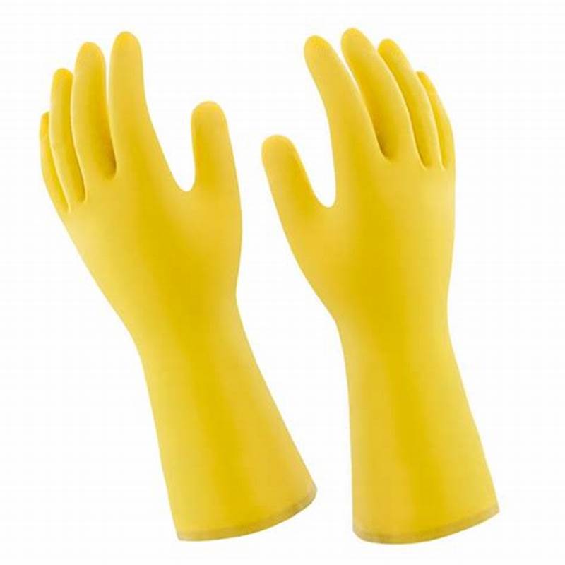 GUANTE HULE "XL" HOUSEHOLD GLOVES AMARILLO PAR