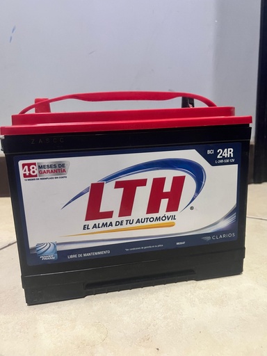 [L-24R-530]  BATERIA LTH PARA CARRO  85 AMP  L-24R -530 