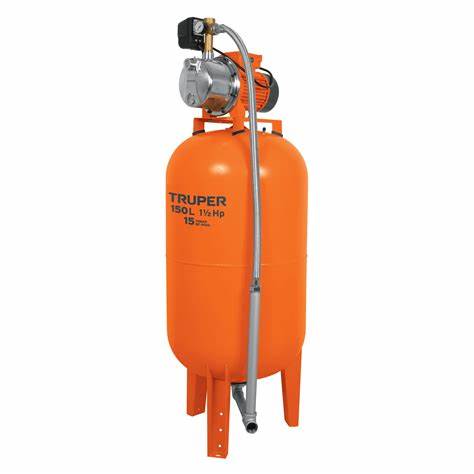 [12257] BOMBA P/ AGUA CHIMBO  HIDRONEUMATICA  1-1/2 150LITROS TRUPER 12257