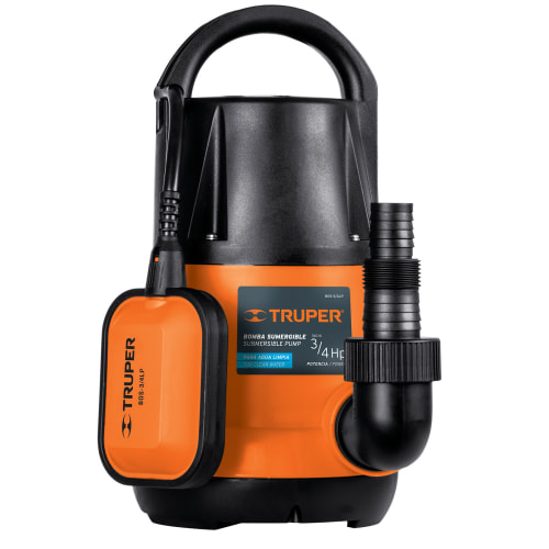 [12600] BOMBA PARA AGUA LIMPIA 3/4HP SUMERGIBLE TRUPER 12600