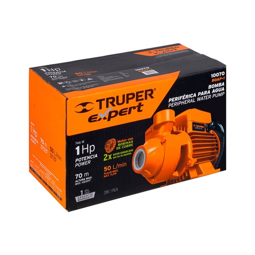 [10070] BOMBA PERIFERICA AGUA TRUPER BOAP-1 HP 1
