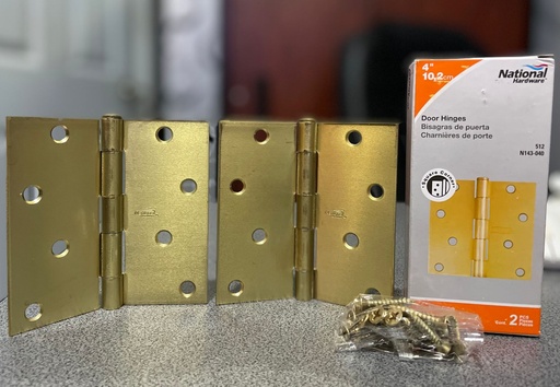 [NATIONAL] BISAGRA STANLEY DE 4"  NATIONAL 512 N143-040