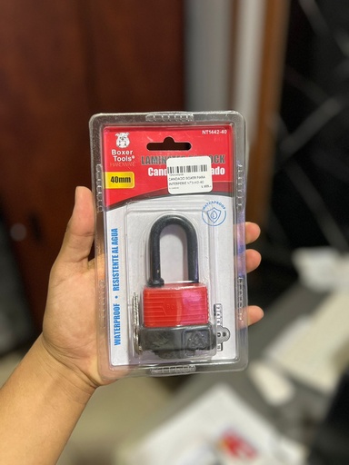 [NT1442-40] CANDADO BOXER PARA INTERPERIE NT1442-40
