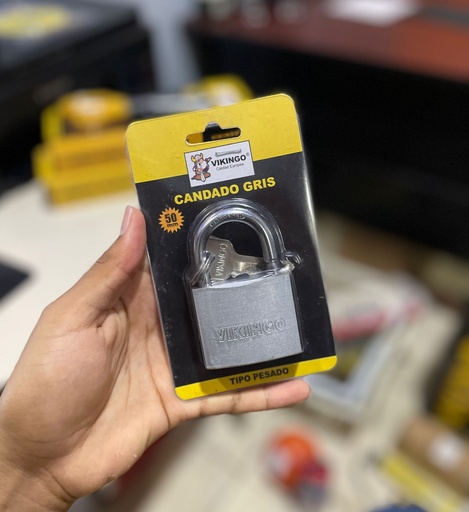 [IPG50] CANDADO VIKINGO 50MM GRIS IPG50