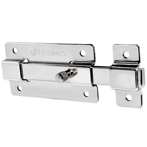 [43720] PASADOR P/PUERTA HERMEX 100 MM CROMADO PAC-37