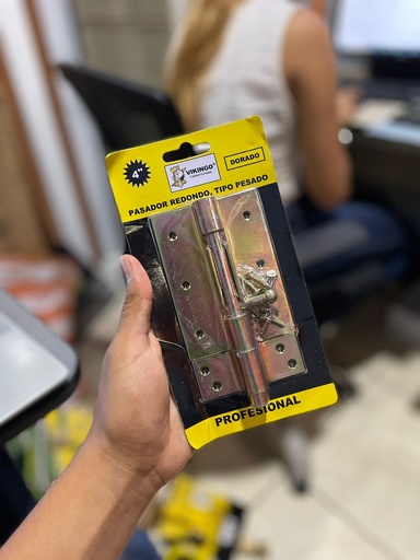 [H-TBW100] PASADOR PORTA CANDADO 4 VIKINGO DORAD H-TBW100