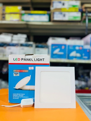 LAMPARA TIPO LED PANEL LIGHT CUADRADA EMPOTRABL 12 ROKACRAFT
