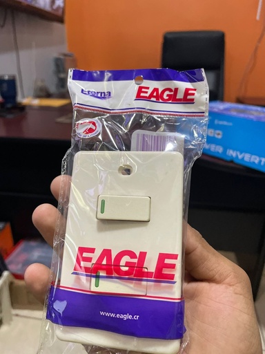 [2260] SWITCH DOBLE 10A 125V MARFIL EAGLE 