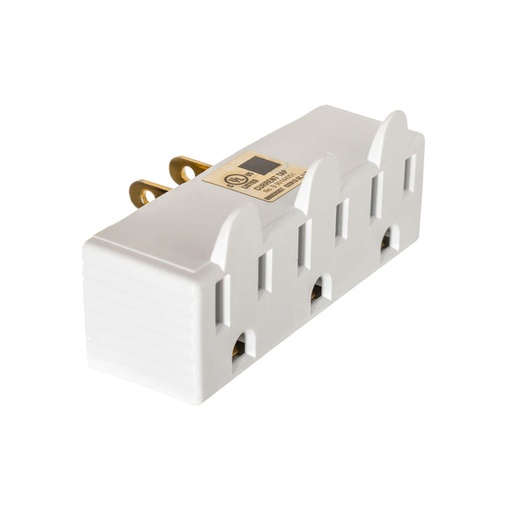 [ 100231] TOMACORRIENTE DE 3 SALIDAS TIPO POWER SENTRY 100231